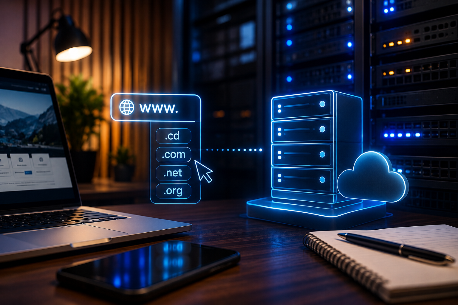 Nom de domaine et hébergement web en RDC